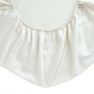 Простынь на резинке Элегия BL-FS-23 Ivory вареный сатин 160x200 см айвори МВМ MY HOME