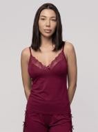 Майка женская Roksana арт. 60050 №1904 р.S бордовый