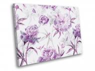 Картина Фиолетовые пионы 60x45 см WallArt 54537-1.2