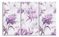 Картина модульная Фиолетовые пионы 90x60 см WallArt 54537-3.1
