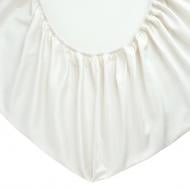 Простынь на резинке Лунное сияние BL-FS-17 Ivory сатин 90x200 см айвори МВМ MY HOME