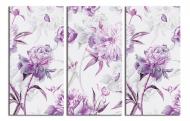 Картина модульная Фиолетовые пионы 180x120 см WallArt 54537-3.4 Картина модульная Фиолетовые пионы 180x120 см WallArt 54537-3.4