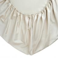 Простынь на резинке Элегия BL-FS-24 Beige вареный сатин 180x200 см бежевый МВМ MY HOME