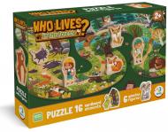 Пазл DoDo Хто живе в лісі? 16 елементів 300608