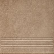 Клинкерная плитка Ceramika Paradyz Mattone Sabbia Beige Stopnica Prosta 30x30 (1,17)