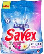 Пральний порошок для машинного прання Savex Parfum Lock 2 in 1 Whites&Colors 1,2 кг