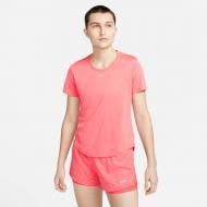 Футболка Nike W NK ONE DF SS STD TOP DD0638-894 р.S розовый