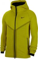 Джемпер Nike M NSW TCH PCK WR HOODIE FZ ENG CJ5147-308 р. XL салатовый