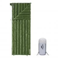 Спальный мешок Naturehike с натуральным пухом CWM295 CNK2300SD013, зеленый (+11°C/-8°C)