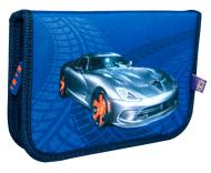 Пенал шкільний прямокутній з 1-м клапаном ROAD ZB16.0511RD ZiBi синій із малюнком