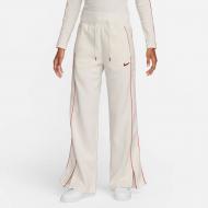 Брюки Nike W NSW FLC PHX PANT OH SW FV4972-133 р. L бежевый