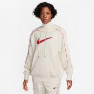 Джемпер Nike W NSW FLC OS PO HDY SW FV5311-133 р.S бежевый