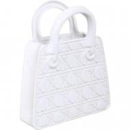 Ваза керамічна Сумка 26 см біла