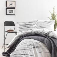 Комплект постельного белья La Calin поплин двуспальный евро серый SoundSleep