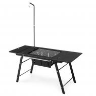 Стол раскладной Naturehike для барбекю стальной CNK2350CF018, черный