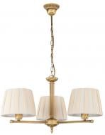 ВІТРИНА! Люстра підвісна TK Lighting Queen 3x60 Вт E27 латунь 1103