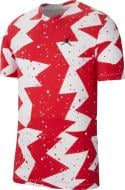 Футболка Nike M J PRINTED POOLSIDE CREW CJ6215-687 р.M красный Футболка Nike M J PRINTED POOLSIDE CREW CJ6215-687 р.M красный