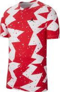 Футболка Nike M J PRINTED POOLSIDE CREW CJ6215-687 р.S красный Футболка Nike M J PRINTED POOLSIDE CREW CJ6215-687 р.S красный