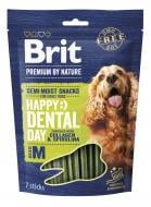 Лакомство Brit Premium Dental Snacks M с коллагеном и спирулиной для собак средних пород 180 г