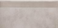 Плитка Cersanit Сіті Скверс світло-сіра сходинка 29,8х59,8
