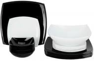 Сервіз столовий Luminarc Quadrato Black/White 18+1пр