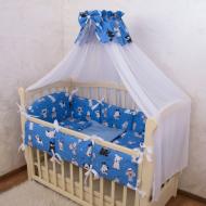 Комплект Betis "Веселі звірята-7" плотность 100г/м2 голубой 27681365