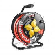 Подовжувач на котушці Stark CRR 2525-P із заземленням 4 гн. червоний 25 м