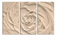 Картина модульная Каменная роза 3Д 90x60 см WallArt 54551-3.1 Картина модульная Каменная роза 3Д 90x60 см WallArt 54551-3.1