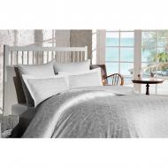 Комплект постільної білизни White Damask сатин-жаккард євро білий SoundSleep