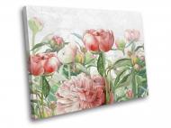 Картина Цветущие розовые пионы 60x45 см WallArt 54552-1.2 Картина Цветущие розовые пионы 60x45 см WallArt 54552-1.2