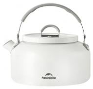 Чайник Naturehike ø150 мм 80 мм 0,8 л с керамическим антипригарным покрытием CNK2450CF013 0,8 л, алюминий, белый