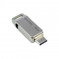 Флешпам'ять Goodram ODA3 Silver 16 ГБ USB 3.2 Gen. 1 USB Type-C silver (ODA3-0160S0R11)