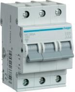 Автоматический выключатель Hager 3P 6kA C-63A 3M MC363A