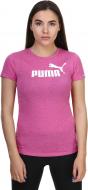 Футболка Puma ESS No.1 Tee Heather 83839939 р.S розовый
