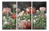 Картина модульная Крупные пионы 150x100 см WallArt 54554-3.3