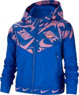 Ветровка демисезонная Nike G NSW WR JACKET JDIY CJ7426-433 синяя Ветровка демисезонная Nike G NSW WR JACKET JDIY CJ7426-433 синяя