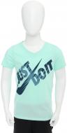 Футболка Nike G NSW TEE V ZIG ZAG JDI 862587-381 р.M зеленый