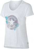 Футболка Converse Palm Print CP Fill Femme Tee 10005805-102 XS белый