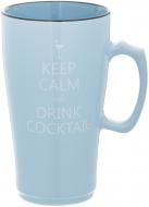 Чашка Bella Vita Keep Calm Blue 510 мл