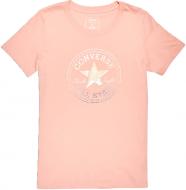 Футболка Converse Clear Foil Chuck Patch Crew Tee 10005792-689 S розовый Футболка Converse Clear Foil Chuck Patch Crew Tee 10005792-689 S розовый