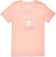 Футболка Converse Clear Foil Chuck Patch Crew Tee 10005792-689 р.M розовый