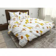 Комплект постельного белья в кроватку Giraffes бязь детский разноцветный SoundSleep