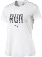 Футболка Puma Run S S Tee W 51627905 р.S белый