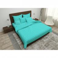 Комплект постільної білизни ZigZag бязь полуторний м'ятний SoundSleep
