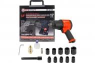 Гайковерт пневматический ударный Forcekraft 1/2'' (720Нм) + головки (12-24мм)