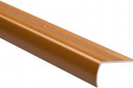 Лестничный профиль рифленый Лугалпроф 21х40х900 мм золото 14-А Ц-08