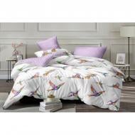 Комплект постільної білизни Hummingbird flies бязь полуторний різнокольоровий SoundSleep