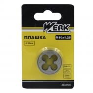 Плашка M10х1, 25, 30х11мм Werk 2832745 1 шт. 122721