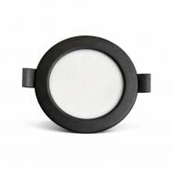 Светильник светодиодный встраиваемый LIGHT SET GUTA 05R 5 Вт LED-модуль 4500 К черный