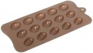 Форма для конфет Smart Kitchen by Flamberg Peach&Brown Easter eggs на 15 шт коричневый